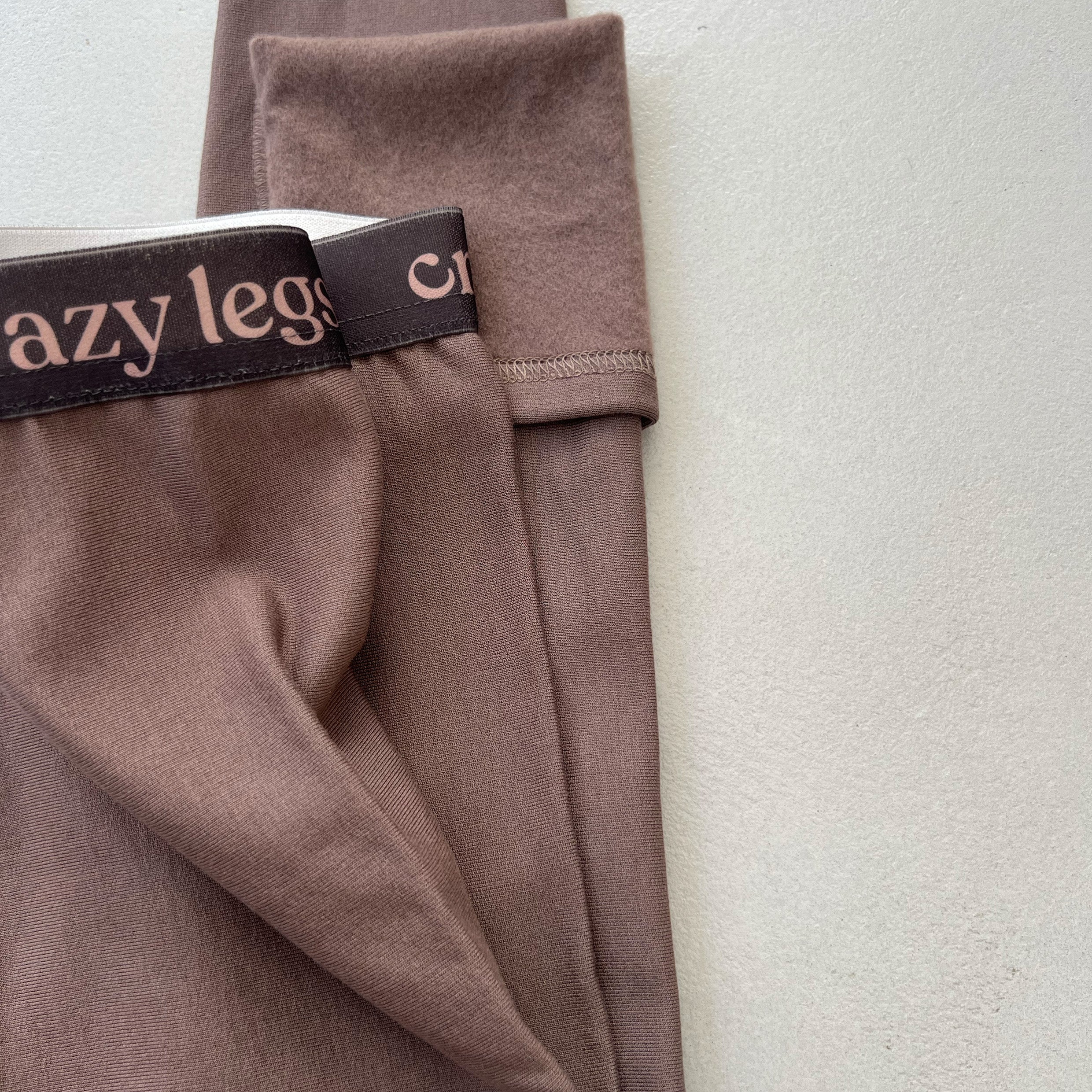 Legginsy dla dzieci ocieplane crazy warm ( kakao)